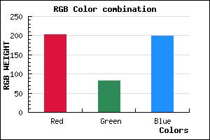 rgb background color #CB53C7 mixer