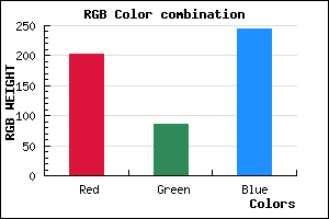rgb background color #CB55F5 mixer