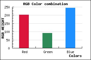 rgb background color #CB5BF5 mixer