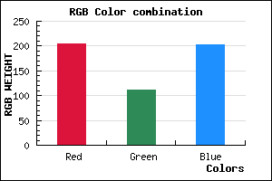 rgb background color #CC70CB mixer