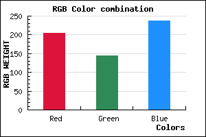 rgb background color #CC91ED mixer