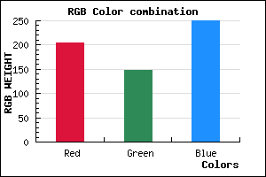 rgb background color #CC93FA mixer