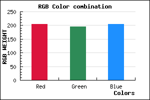 rgb background color #CCC4CC mixer