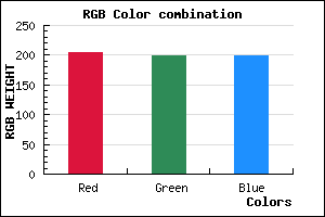 rgb background color #CCC6C6 mixer