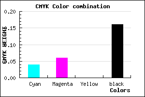 #CCC9D5 color CMYK mixer