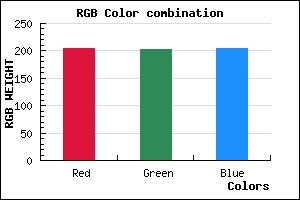 rgb background color #CCCBCD mixer