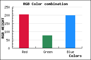 rgb background color #CC4CC7 mixer