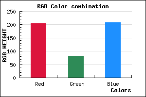 rgb background color #CC53D0 mixer