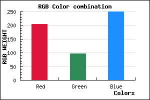 rgb background color #CC61FA mixer