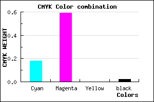 #CD66FA color CMYK mixer