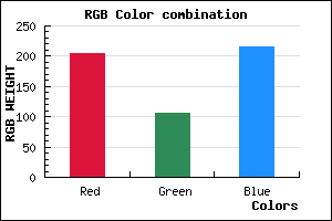 rgb background color #CD6AD8 mixer