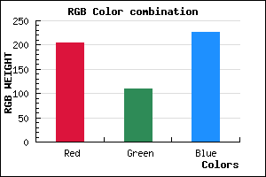 rgb background color #CD6DE3 mixer