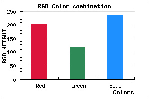 rgb background color #CD79ED mixer