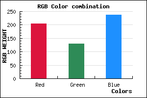 rgb background color #CD81ED mixer
