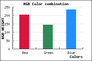 rgb background color #CD90EB mixer