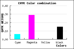 #CD9BD9 color CMYK mixer