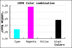 #CDA8DC color CMYK mixer