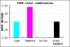 #CDB9E5 color CMYK mixer