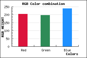 rgb background color #CDC5EF mixer
