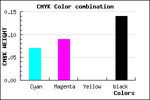 #CDC8DC color CMYK mixer