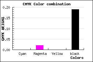 #CDCACE color CMYK mixer