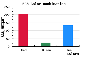 rgb background color #CD1786 mixer