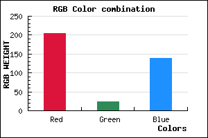 rgb background color #CD178B mixer