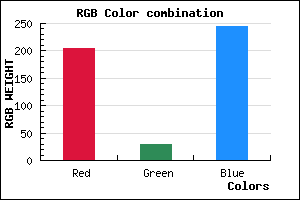rgb background color #CD1DF5 mixer