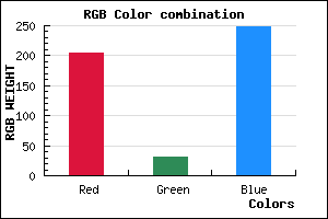 rgb background color #CD1FF9 mixer