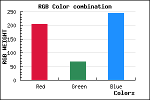 rgb background color #CD43F5 mixer
