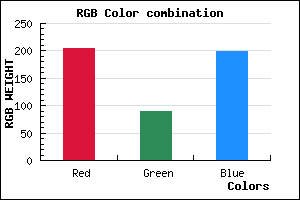 rgb background color #CD5AC7 mixer