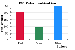 rgb background color #CD5DF9 mixer