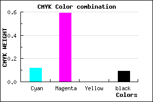 #CD5FE9 color CMYK mixer