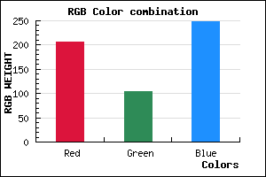 rgb background color #CE68F8 mixer