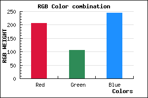 rgb background color #CE6AF5 mixer