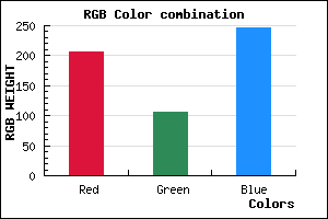 rgb background color #CE6AF6 mixer