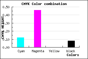 #CE7EEA color CMYK mixer