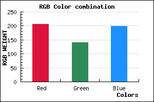 rgb background color #CE8CC6 mixer