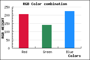 rgb background color #CE8DE1 mixer