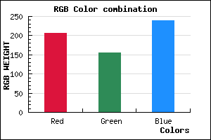 rgb background color #CE9BEF mixer