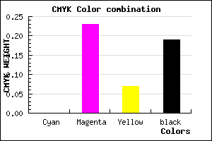 #CE9EBF color CMYK mixer