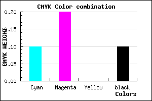 #CEB8E6 color CMYK mixer