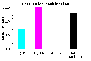 #CEBBDD color CMYK mixer