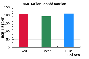 rgb background color #CEC0D0 mixer