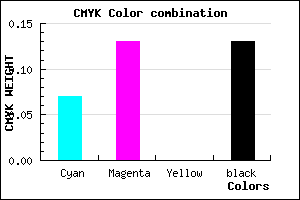 #CEC1DD color CMYK mixer