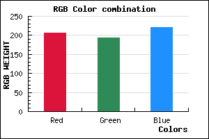 rgb background color #CEC1DD mixer