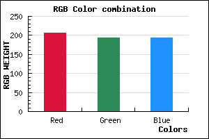 rgb background color #CEC2C2 mixer