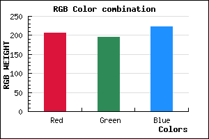 rgb background color #CEC3DF mixer