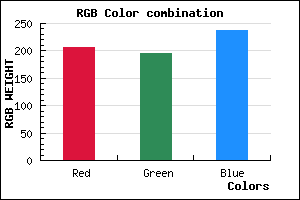 rgb background color #CEC3ED mixer