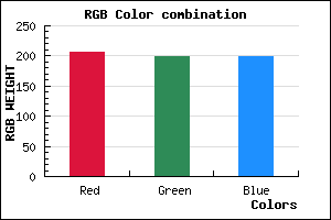 rgb background color #CEC6C6 mixer